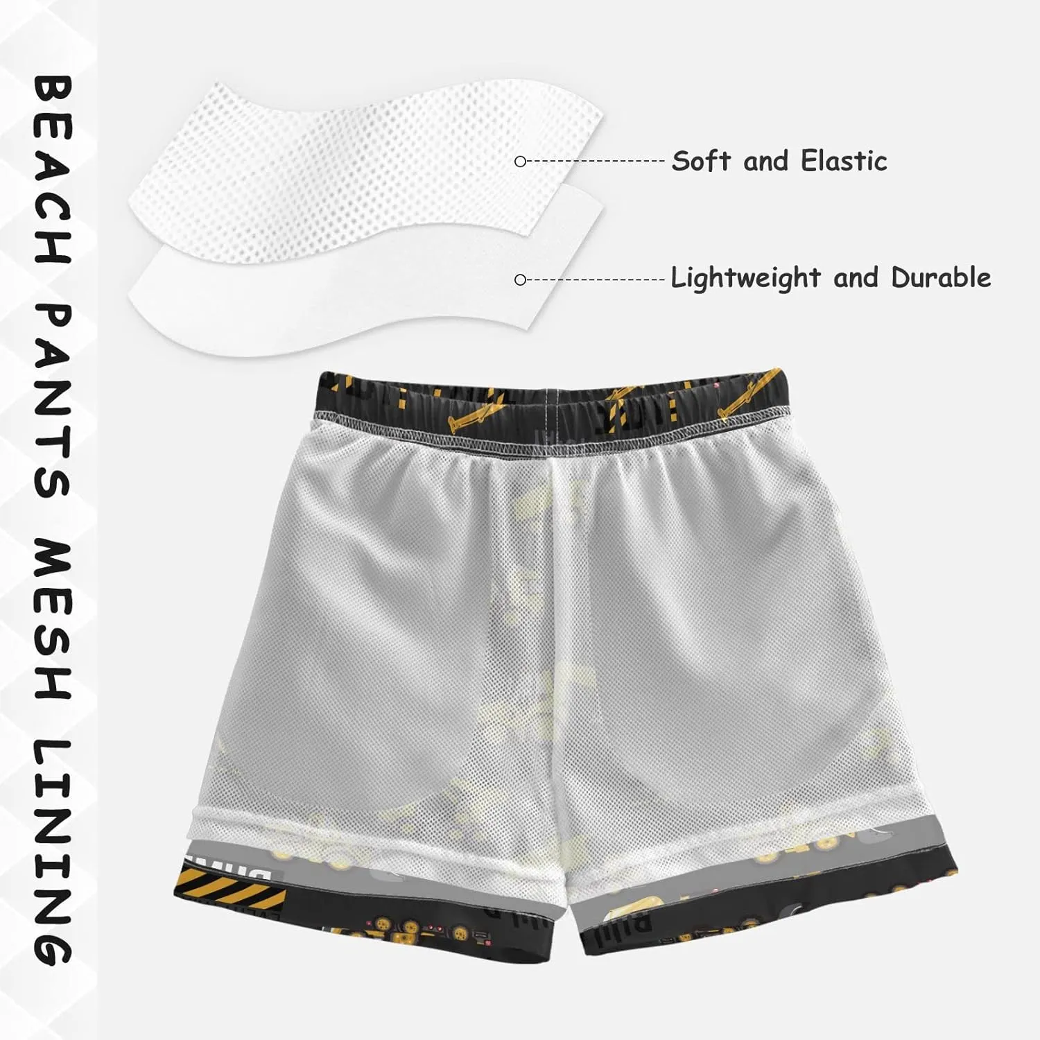 Aflyko Boys' Board Shorts Bathing Suit Swim Trunk Girls Beach Swimwear All Day Shorts