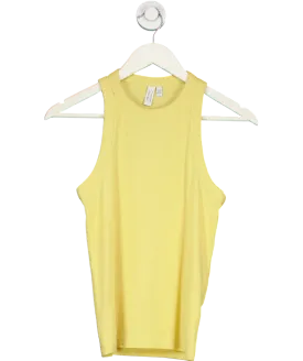 & Other Stories Yellow Ribbed Sleeveless Vest Eu40 UK 12