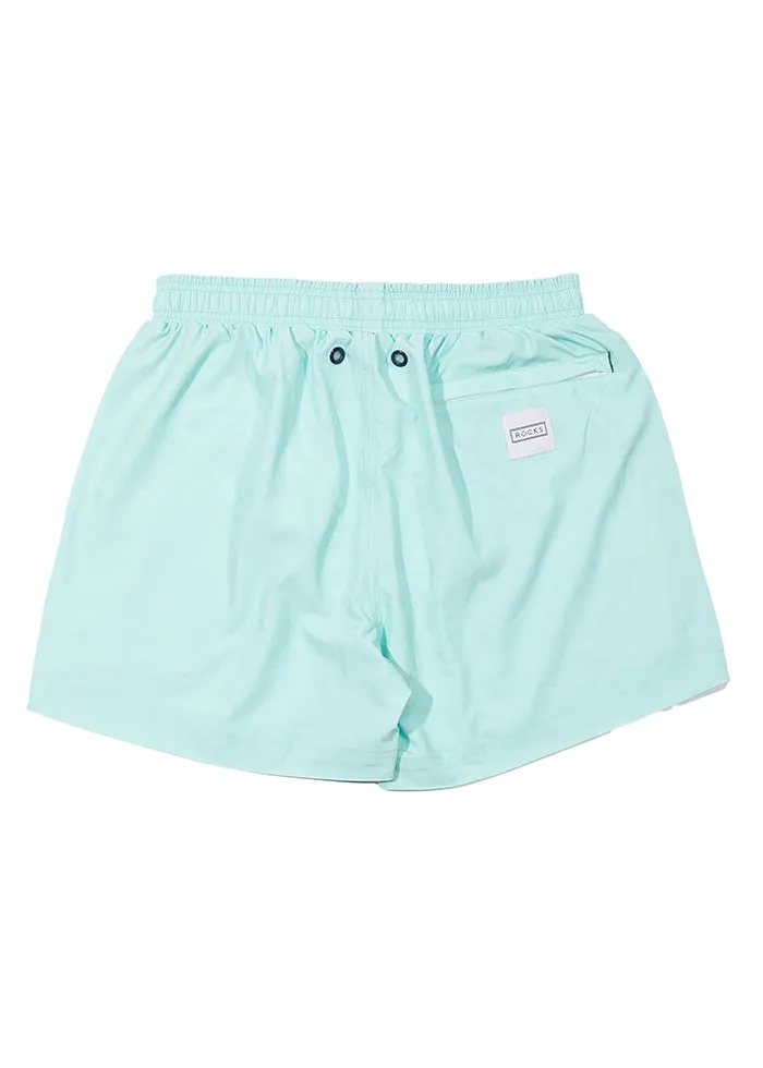 Balmoral Aqua Mid Length Men's Board Shorts