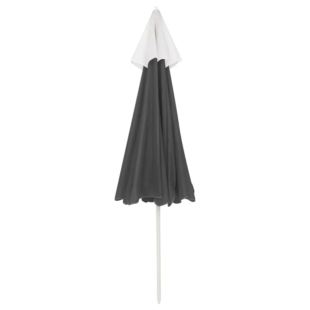 Beach Umbrella Anthracite 240 cm