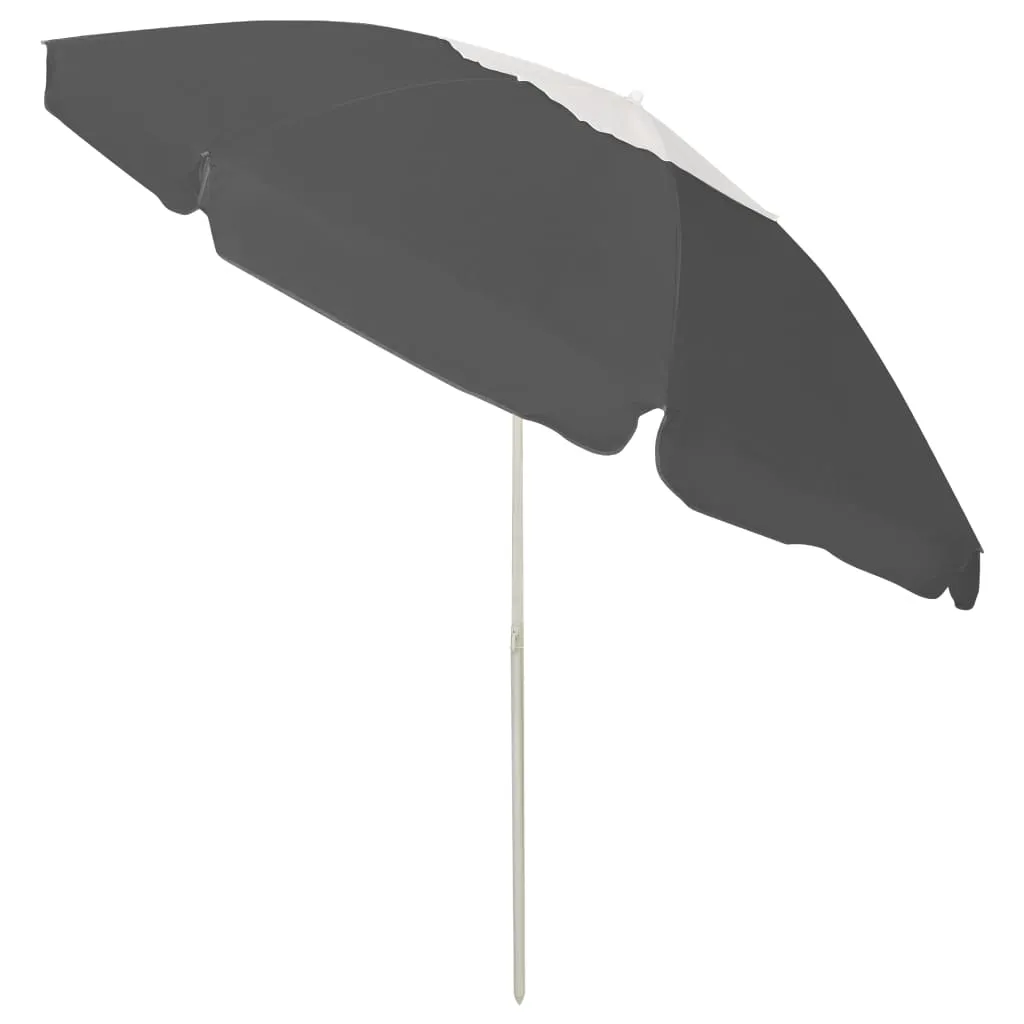 Beach Umbrella Anthracite 240 cm