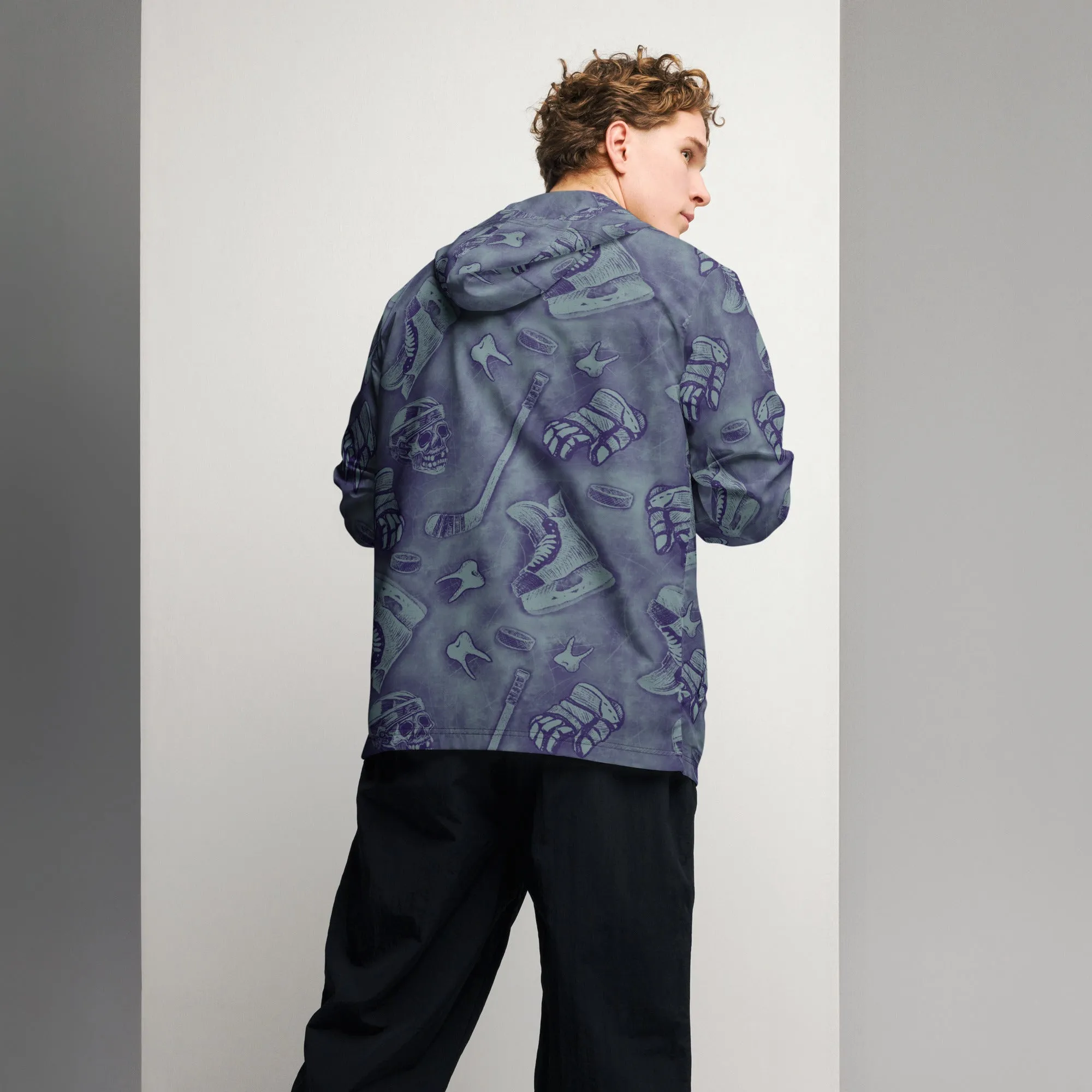 Blue Hockey Havoc Windbreaker