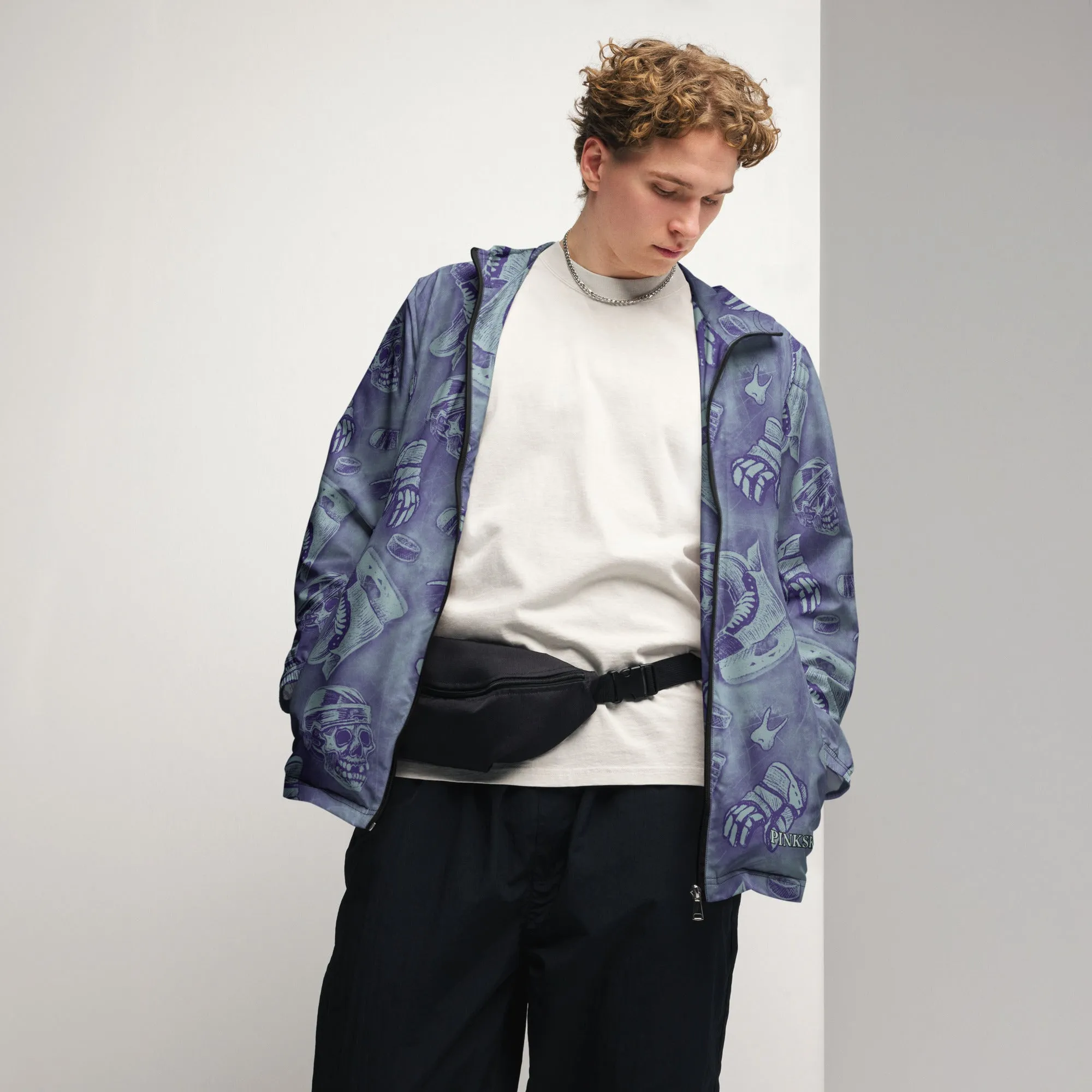 Blue Hockey Havoc Windbreaker