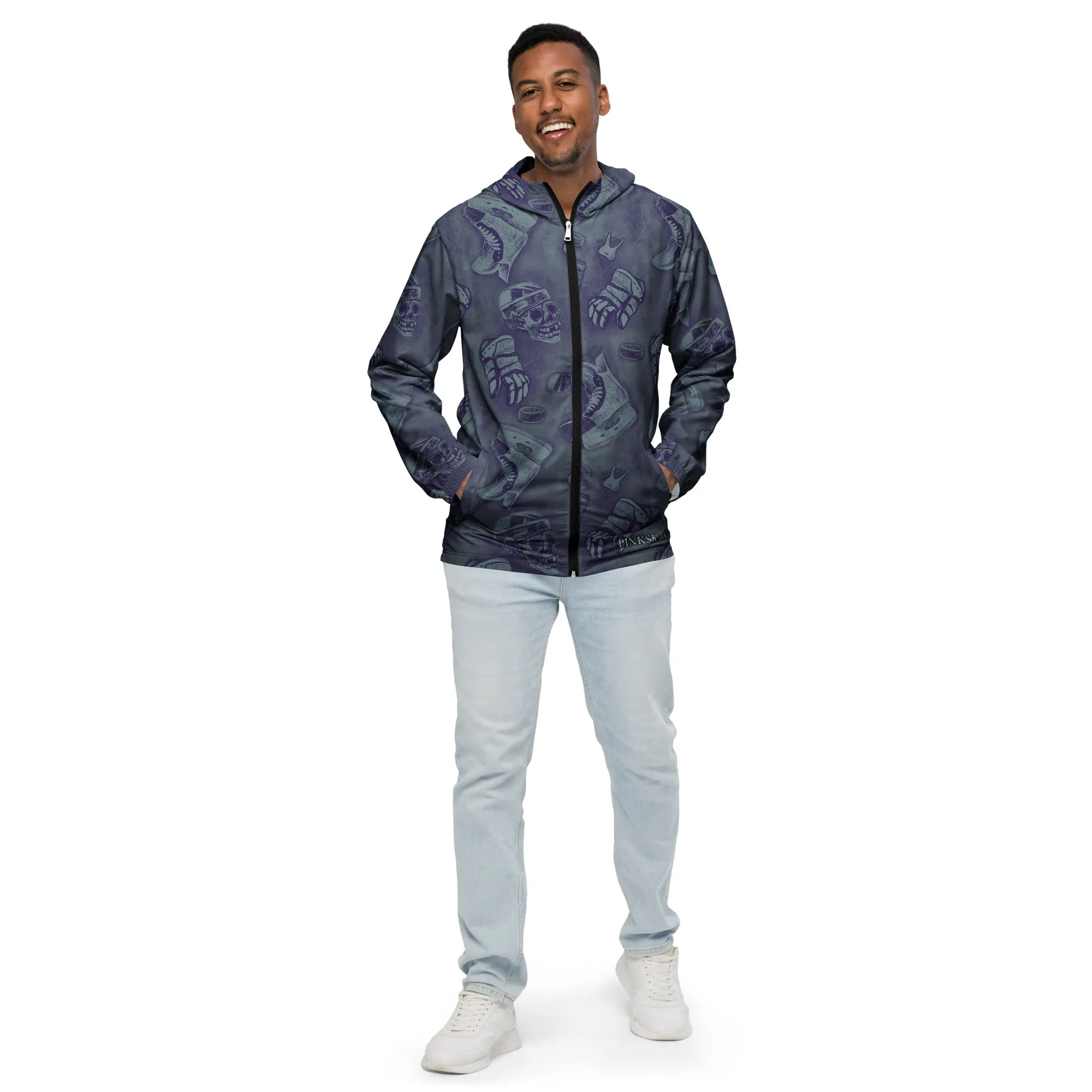 Blue Hockey Havoc Windbreaker
