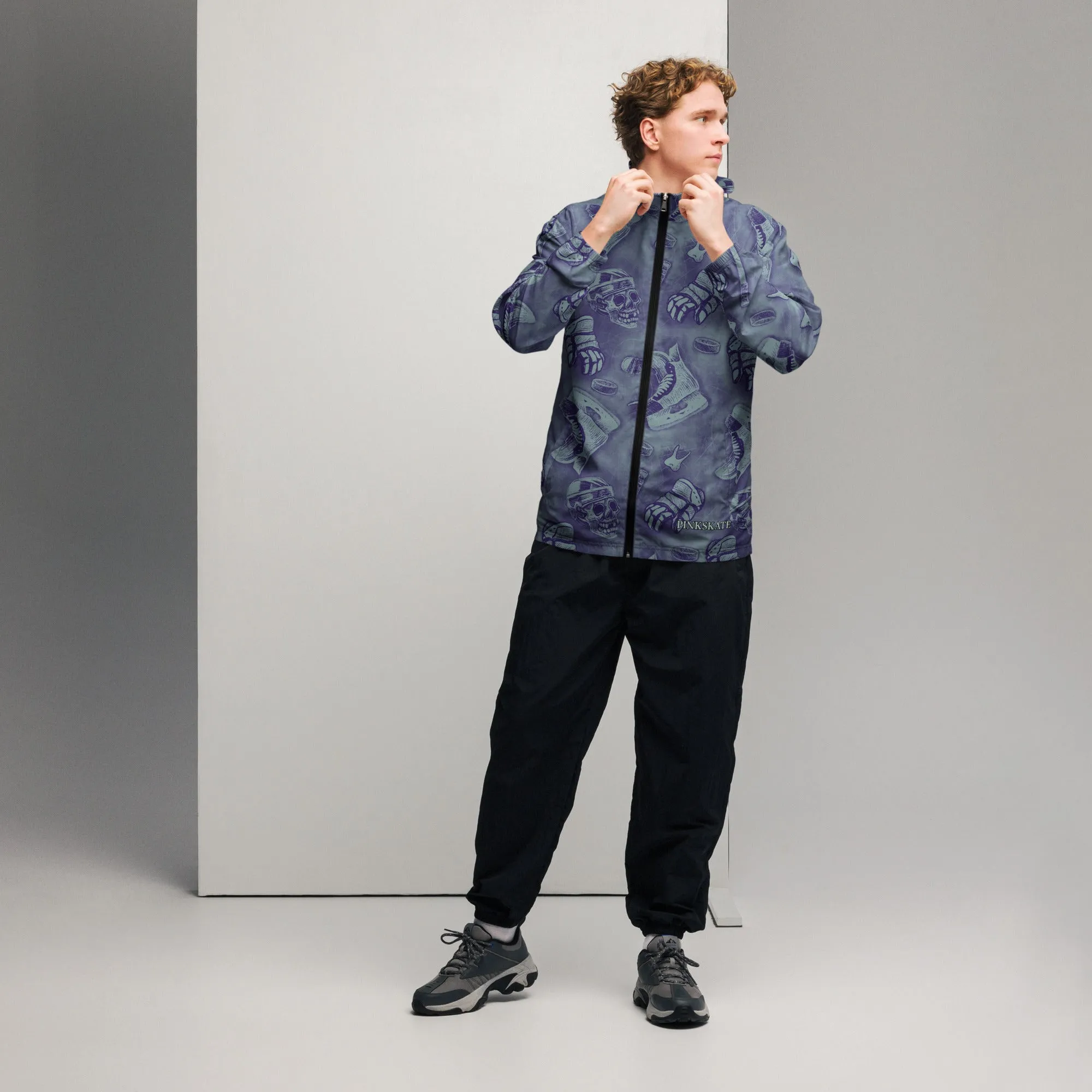 Blue Hockey Havoc Windbreaker