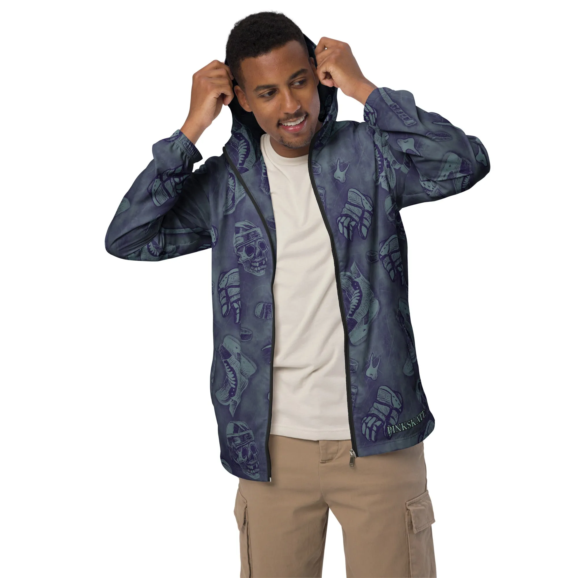 Blue Hockey Havoc Windbreaker