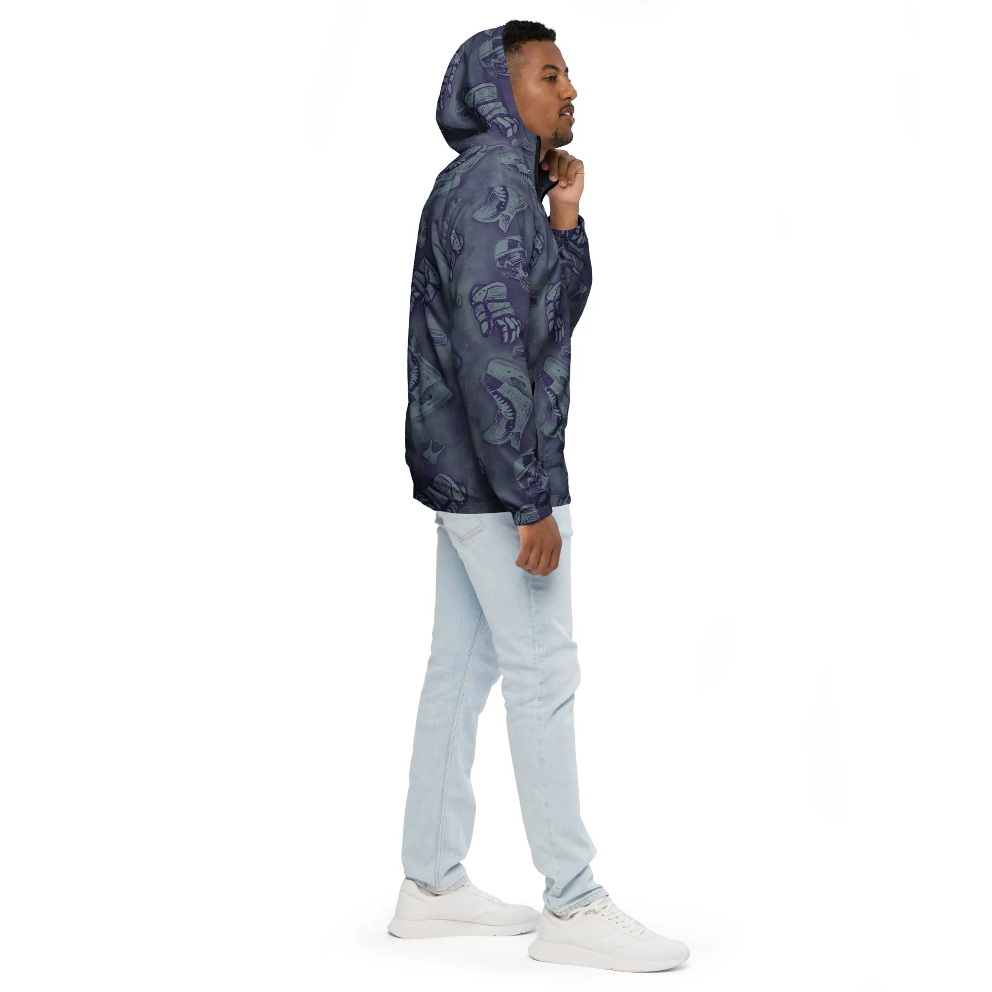 Blue Hockey Havoc Windbreaker