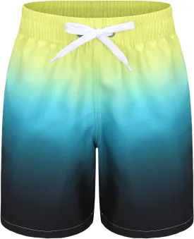 Boys Swim Trunks Quick Dry UPF 50  Beach Swim Shorts Kids Board Shorts 3-14 Years