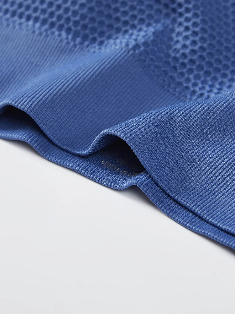 Breathable Mesh Seamless Sports Bra
