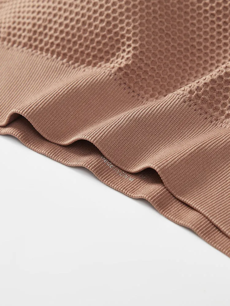 Breathable Mesh Seamless Sports Bra