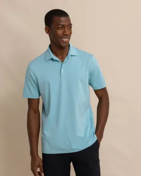 brrr°®-eeze Heather Performance Polo Shirt - Marine Blue