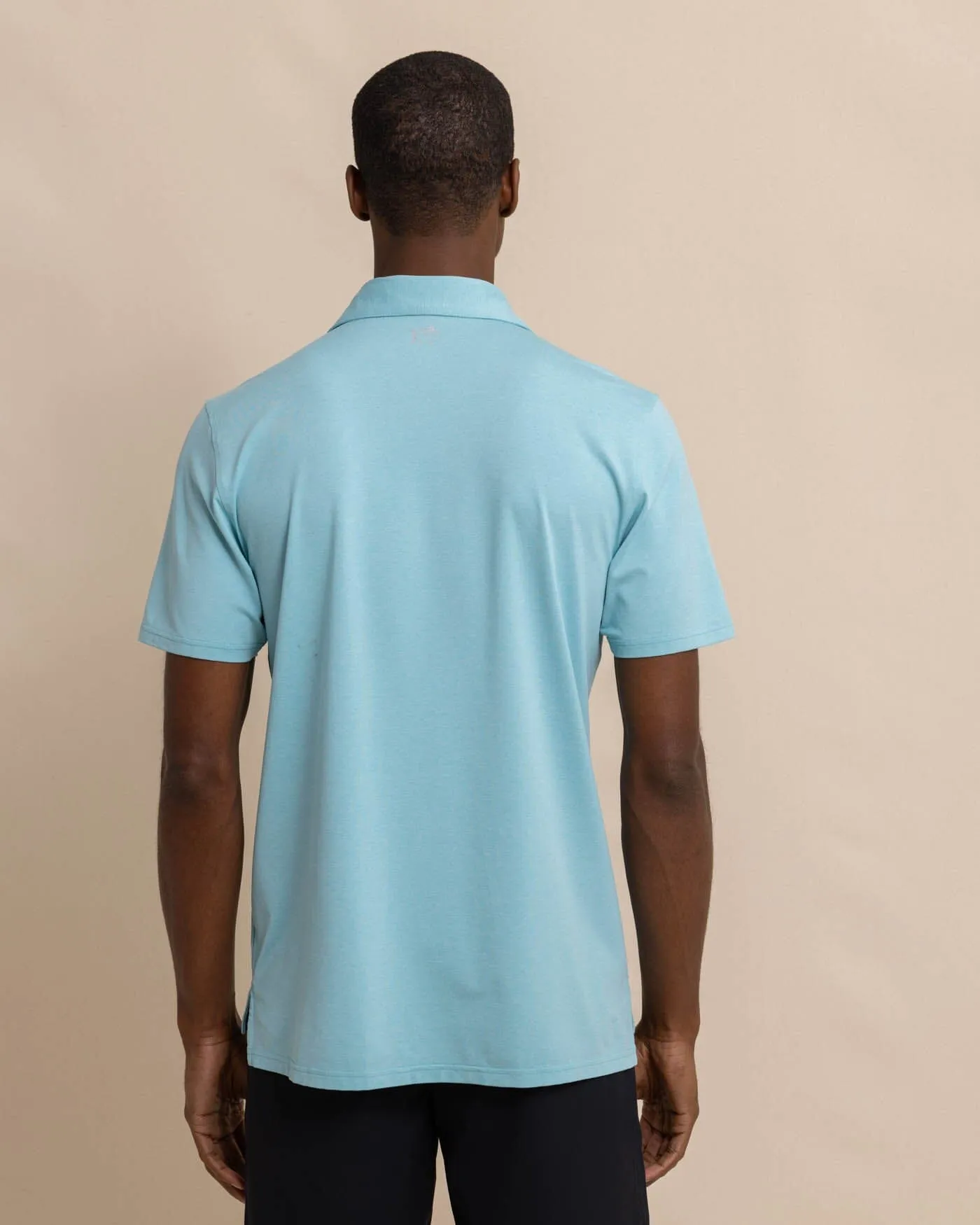 brrr°®-eeze Heather Performance Polo Shirt - Marine Blue