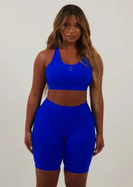 Cobalt Blue Seamless Cycling Shorts