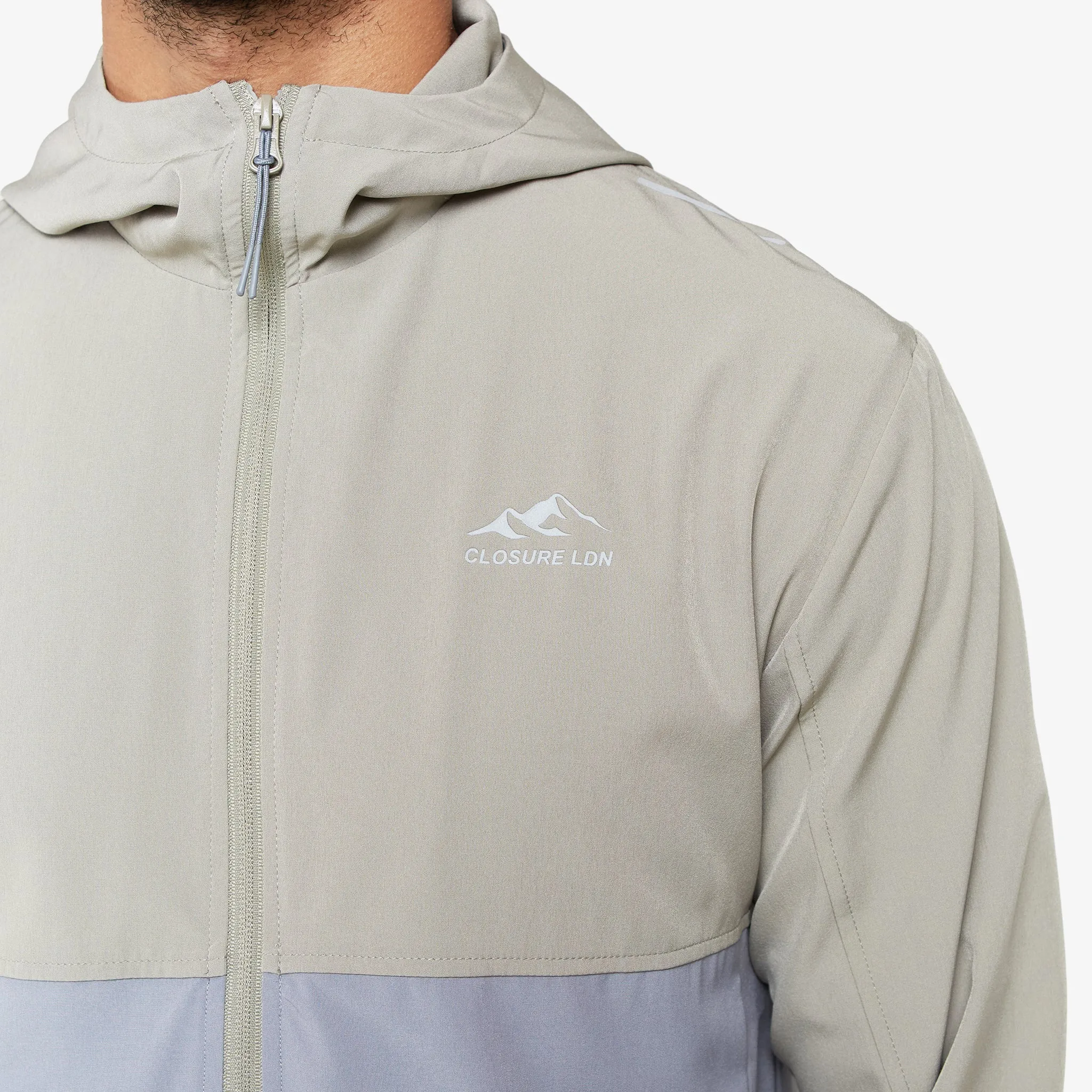 Colour Block Tech Tracksuit | Olive