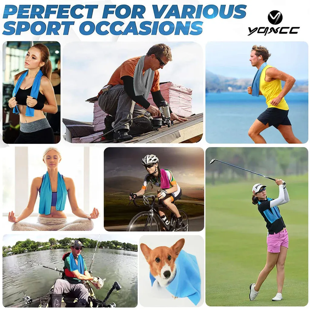 Cooling Towel Microfibre Quick Dry Breathable for Neck & Face During Sports