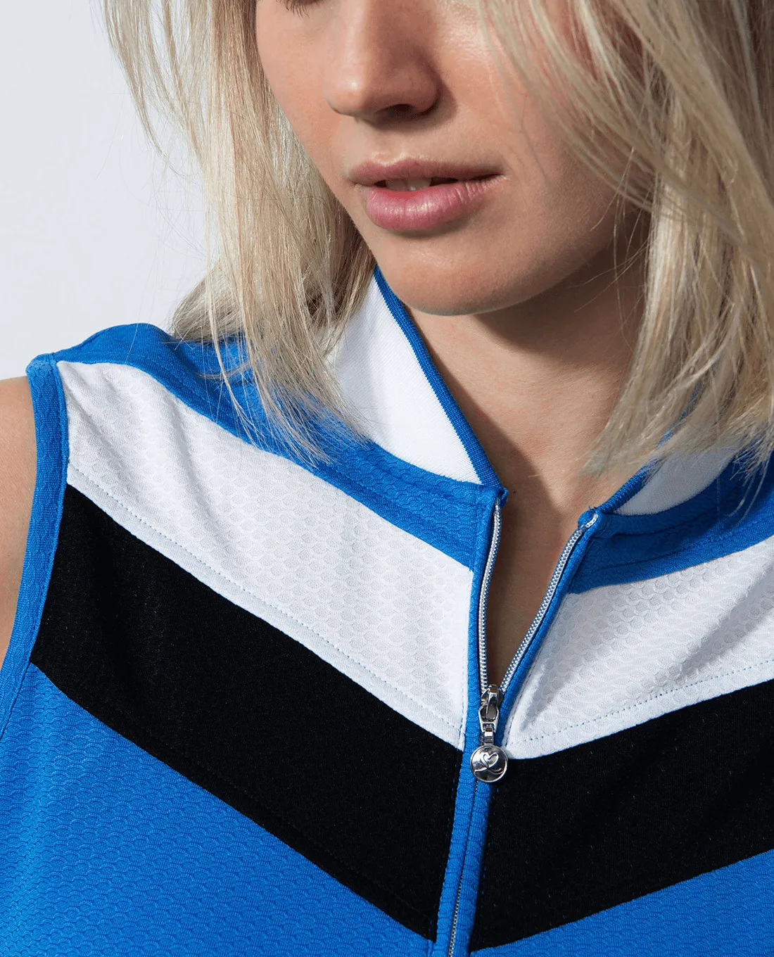 DAILY SPORTS Menton Sleeveless Polo 021 Cosmic Blue