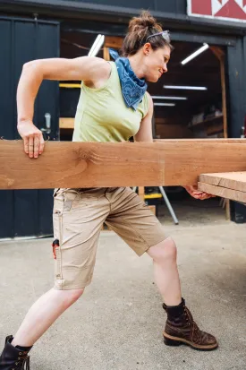 Day Construct Short in Ultra Light Flax Ripstop