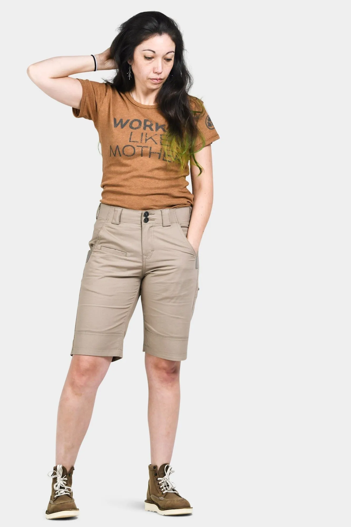 Day Construct Short in Ultra Light Flax Ripstop