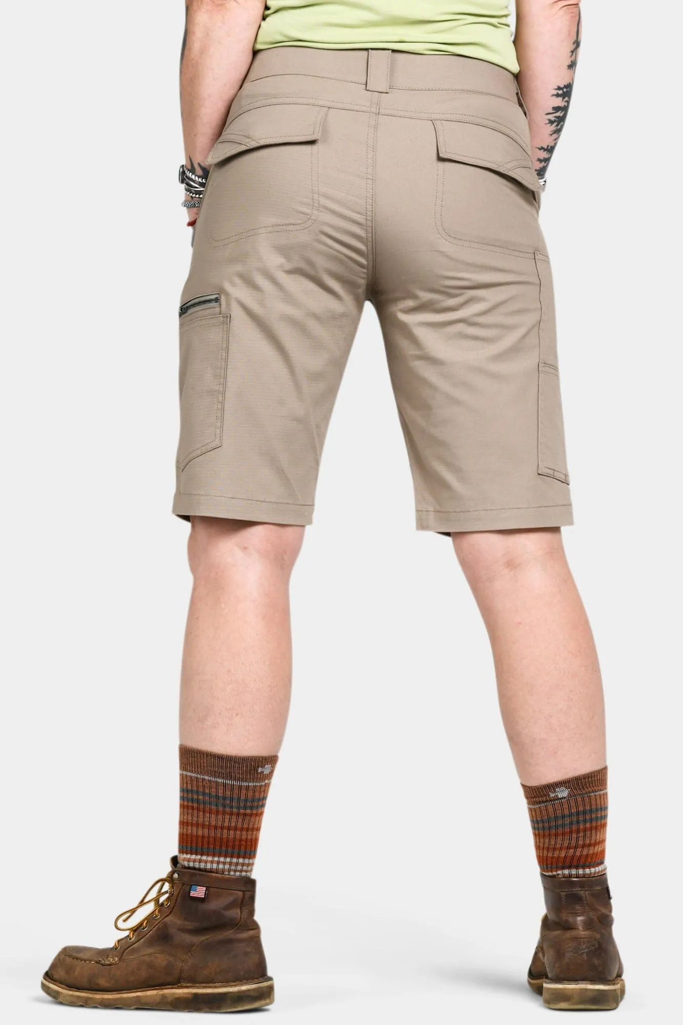 Day Construct Short in Ultra Light Flax Ripstop