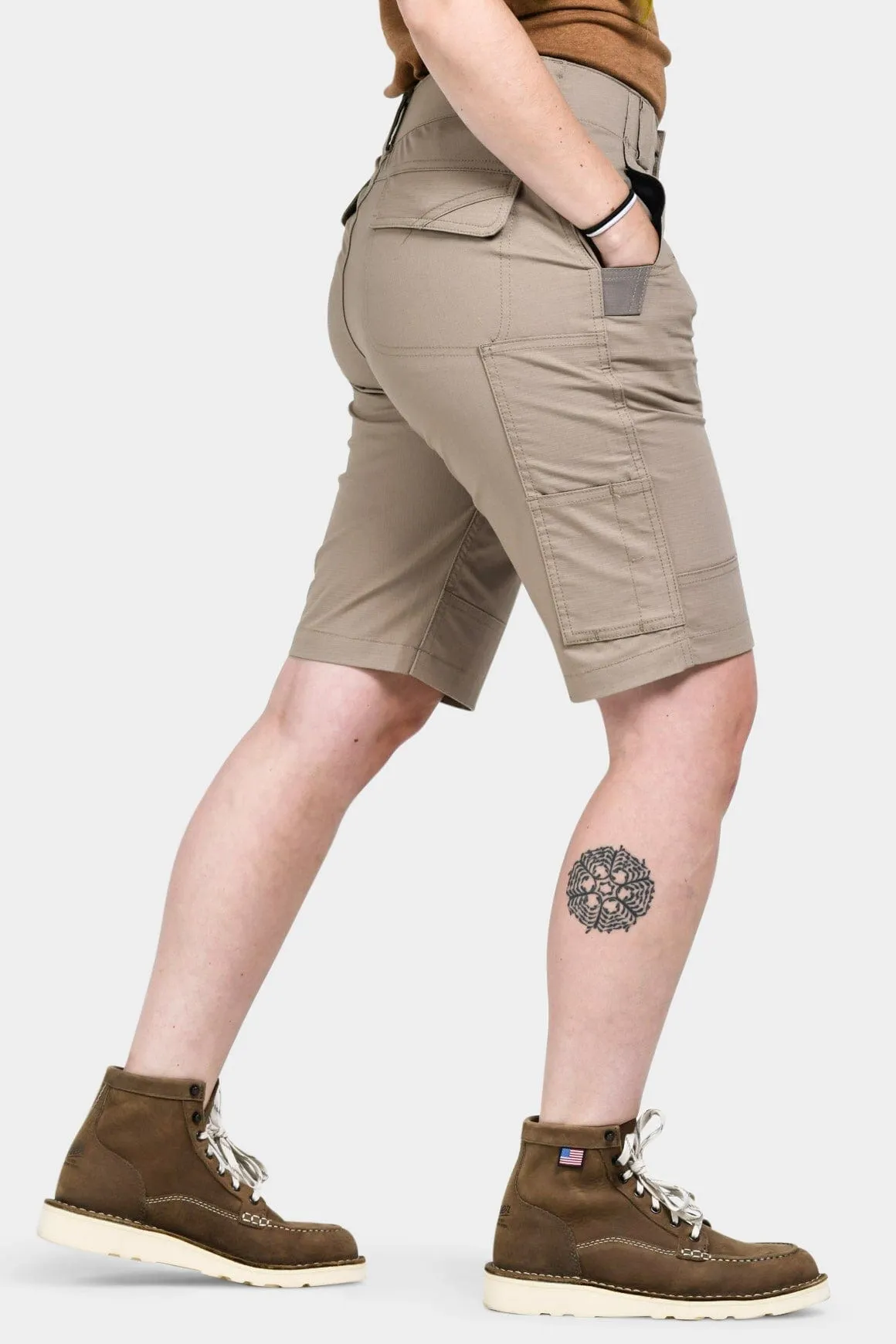 Day Construct Short in Ultra Light Flax Ripstop
