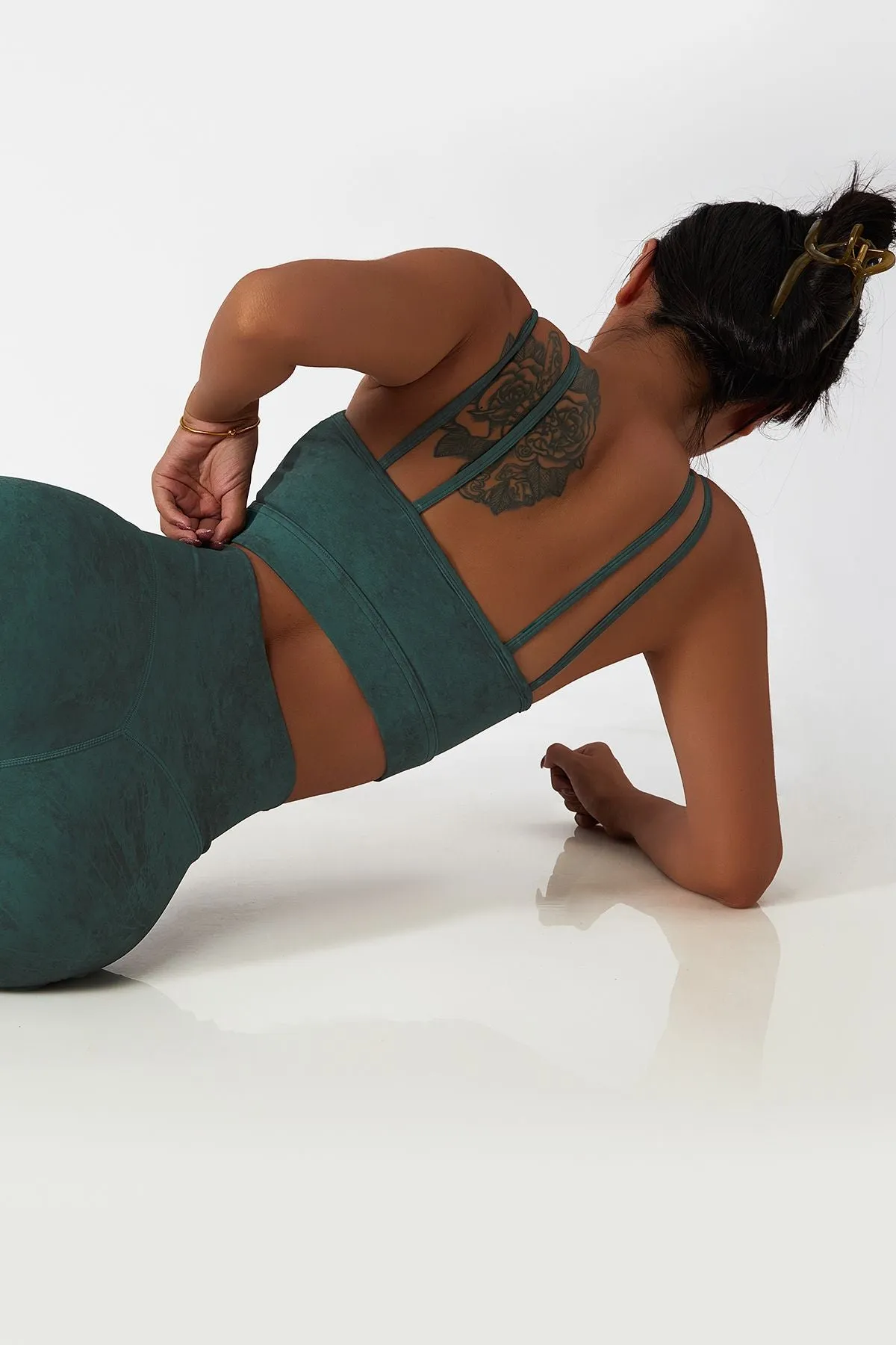 Double Spaghetti Straps Sports Bra