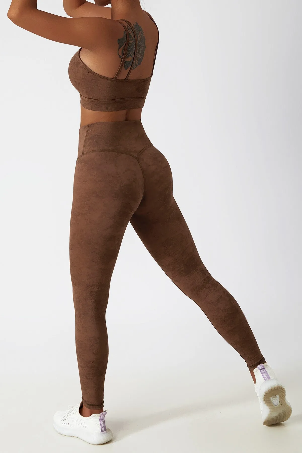 Double Spaghetti Straps Sports Bra