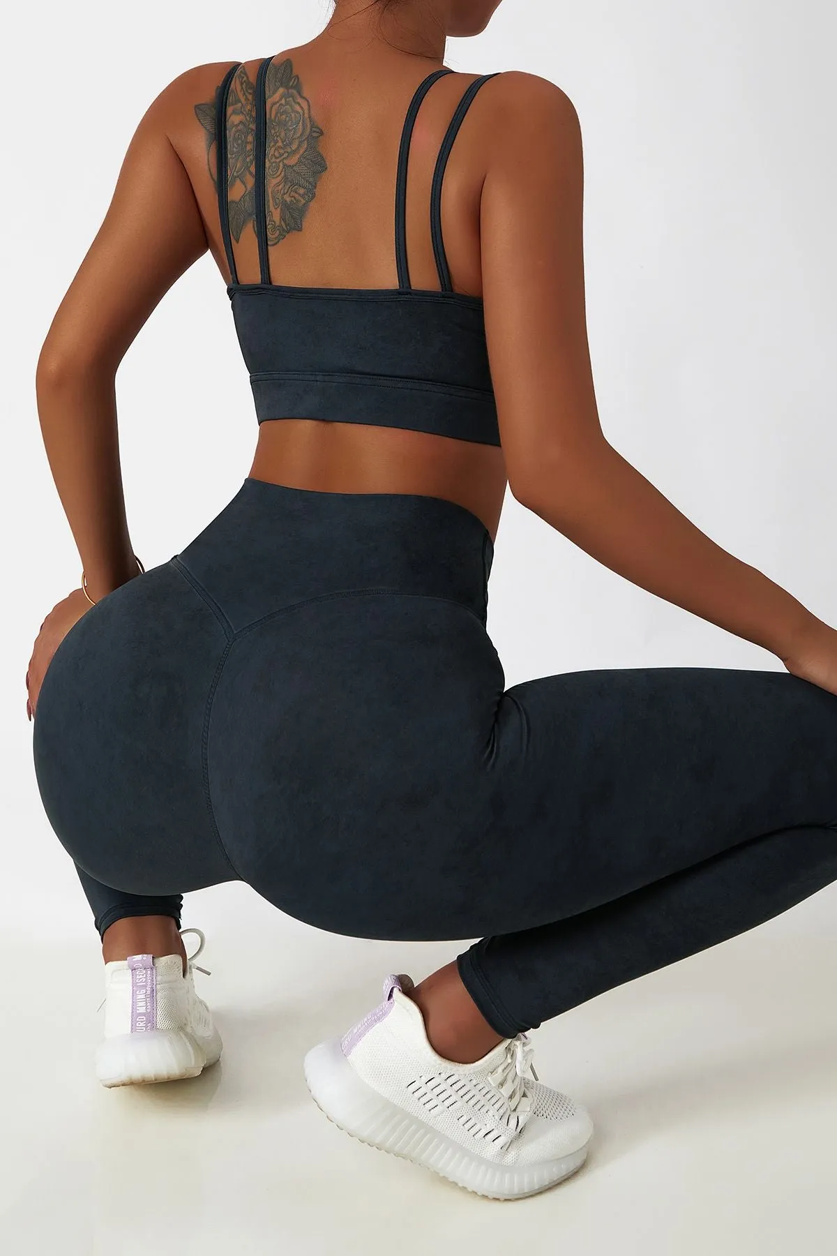 Double Spaghetti Straps Sports Bra