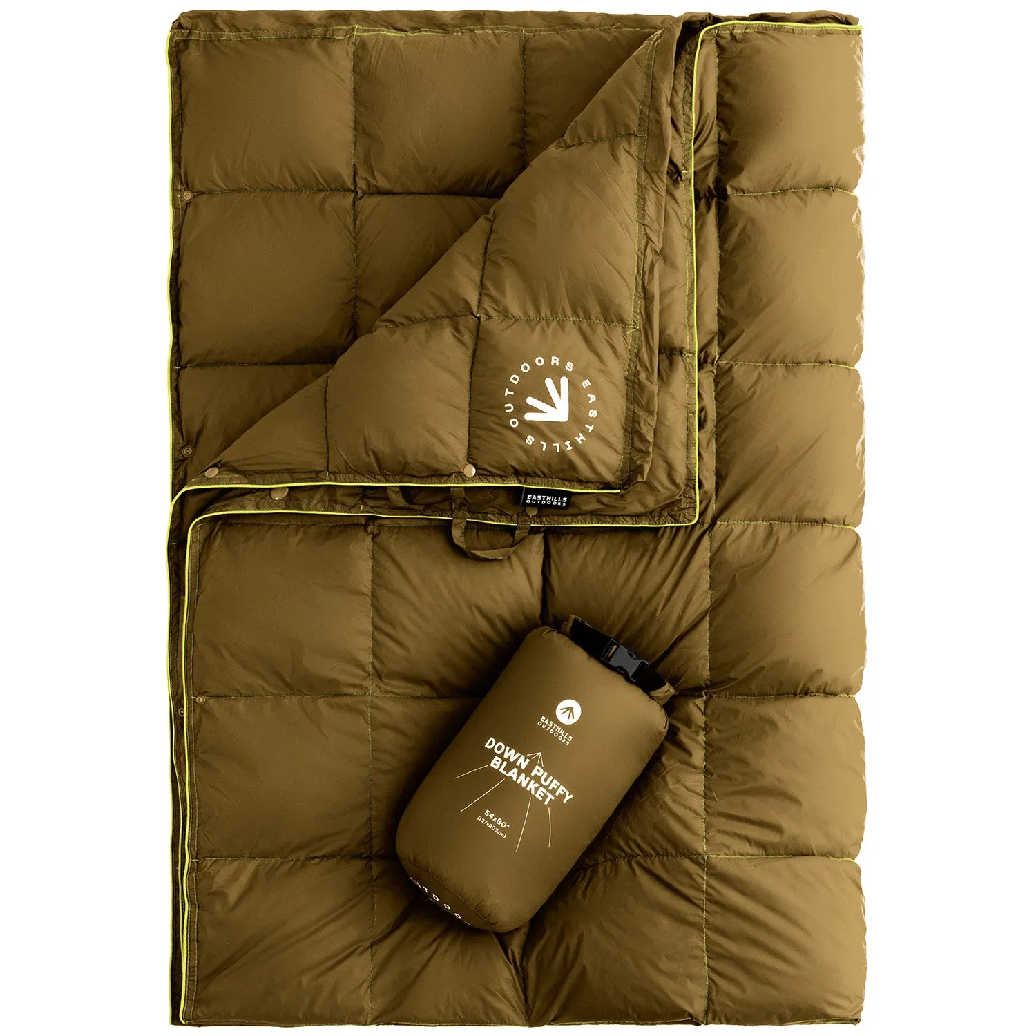 Down Puffy Camping Blanket