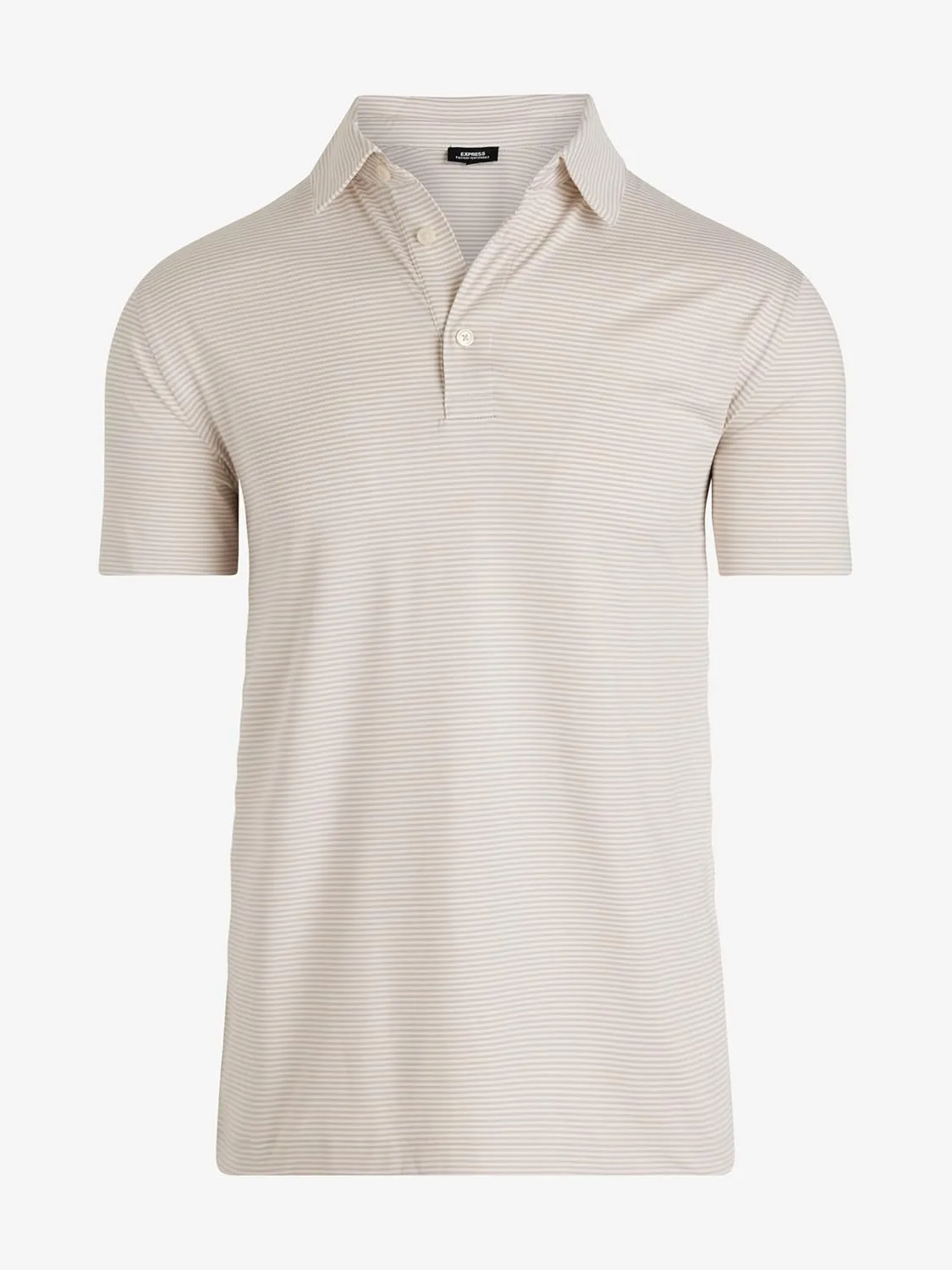 EXPRESS Men's Short Sleeve Striped Everyday Performance Polo