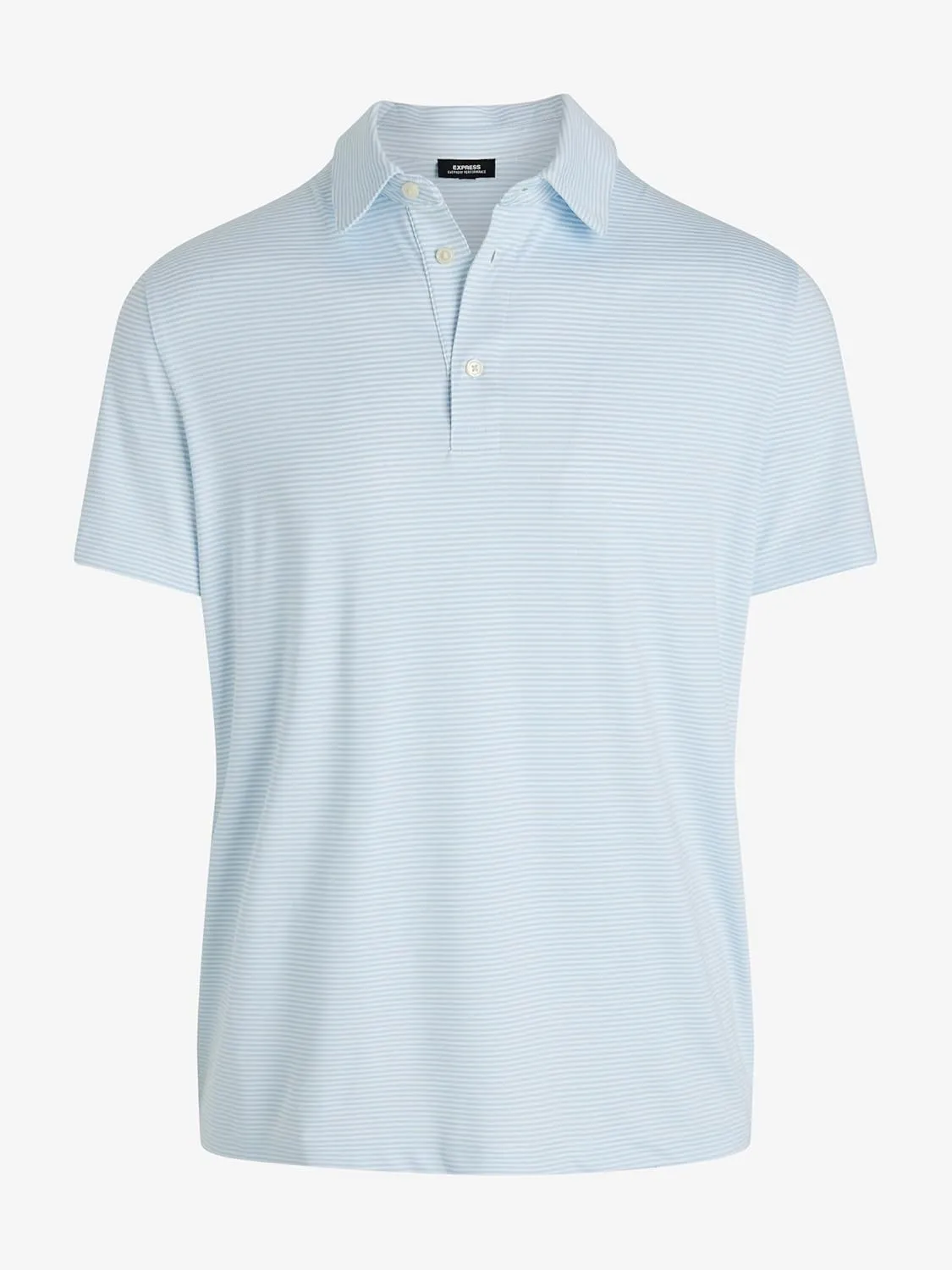 EXPRESS Men's Short Sleeve Striped Everyday Performance Polo
