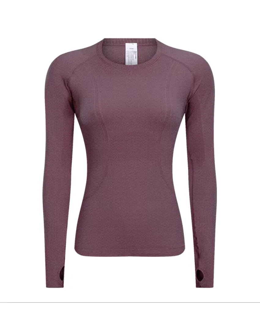 Fearless Club Inspire Long Sleeve Top - Plum