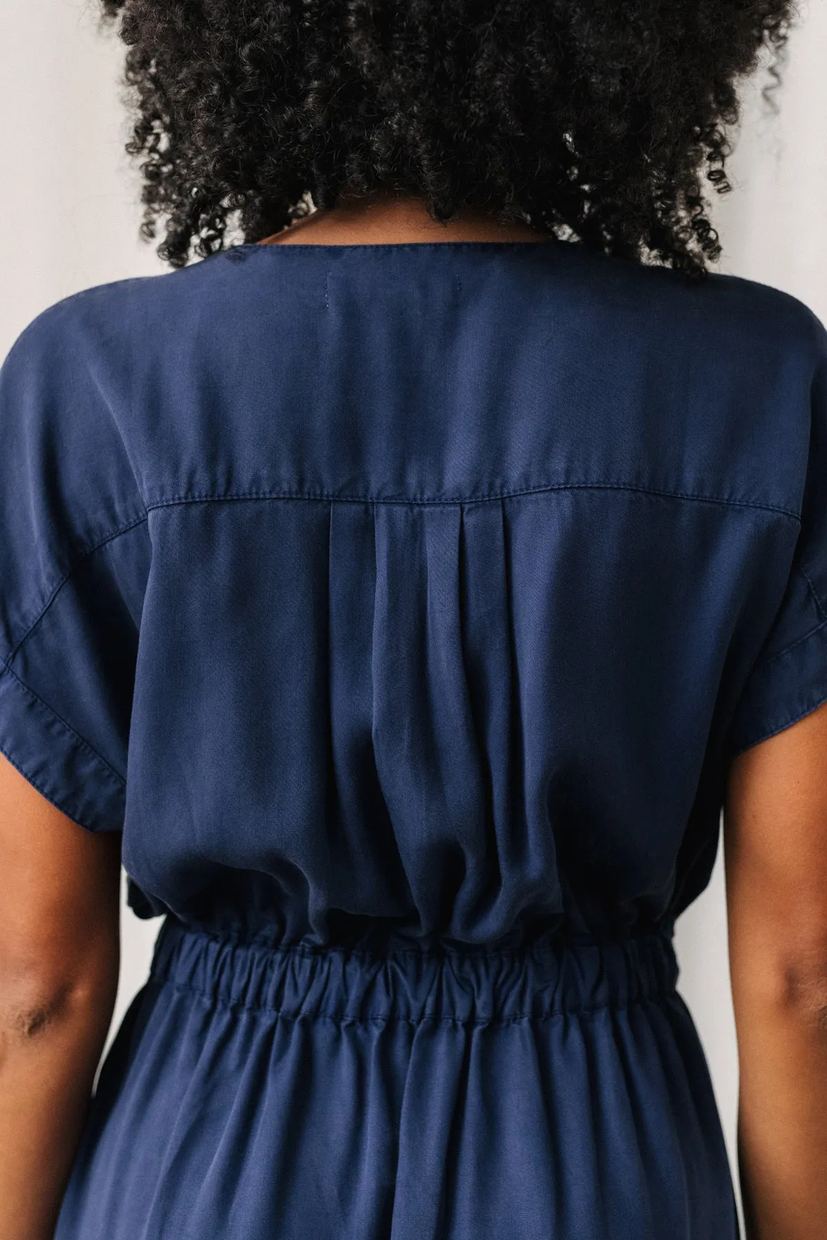 Folegandros Dress Ultramarine Blue