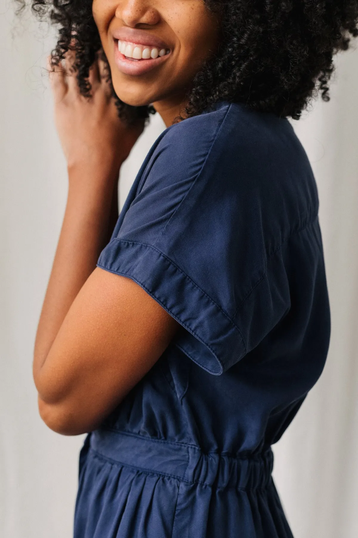 Folegandros Dress Ultramarine Blue
