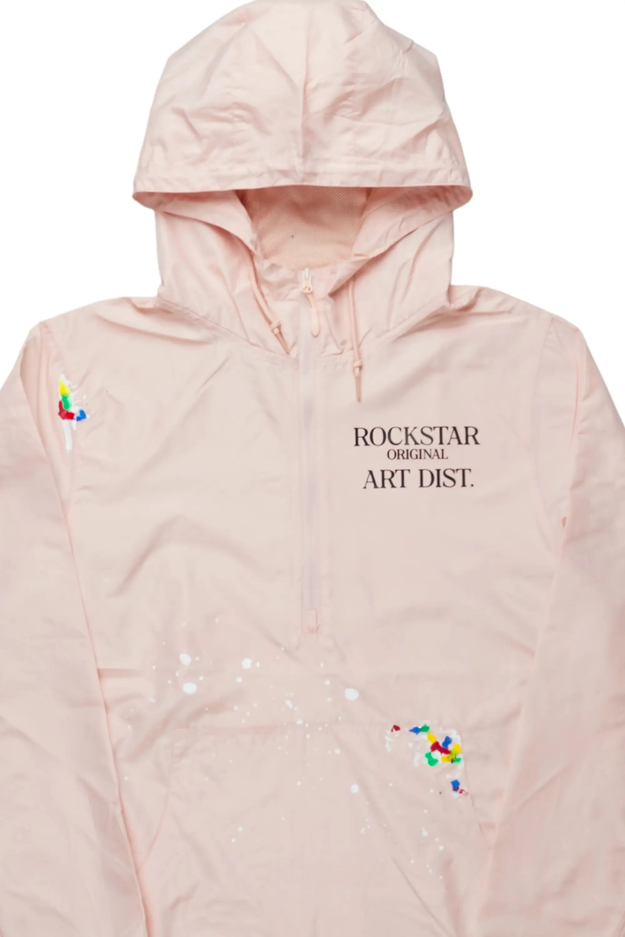 Garix Pink Graphic Windbreaker
