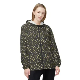 Golden Star Pattern Windbreaker Shine Bright