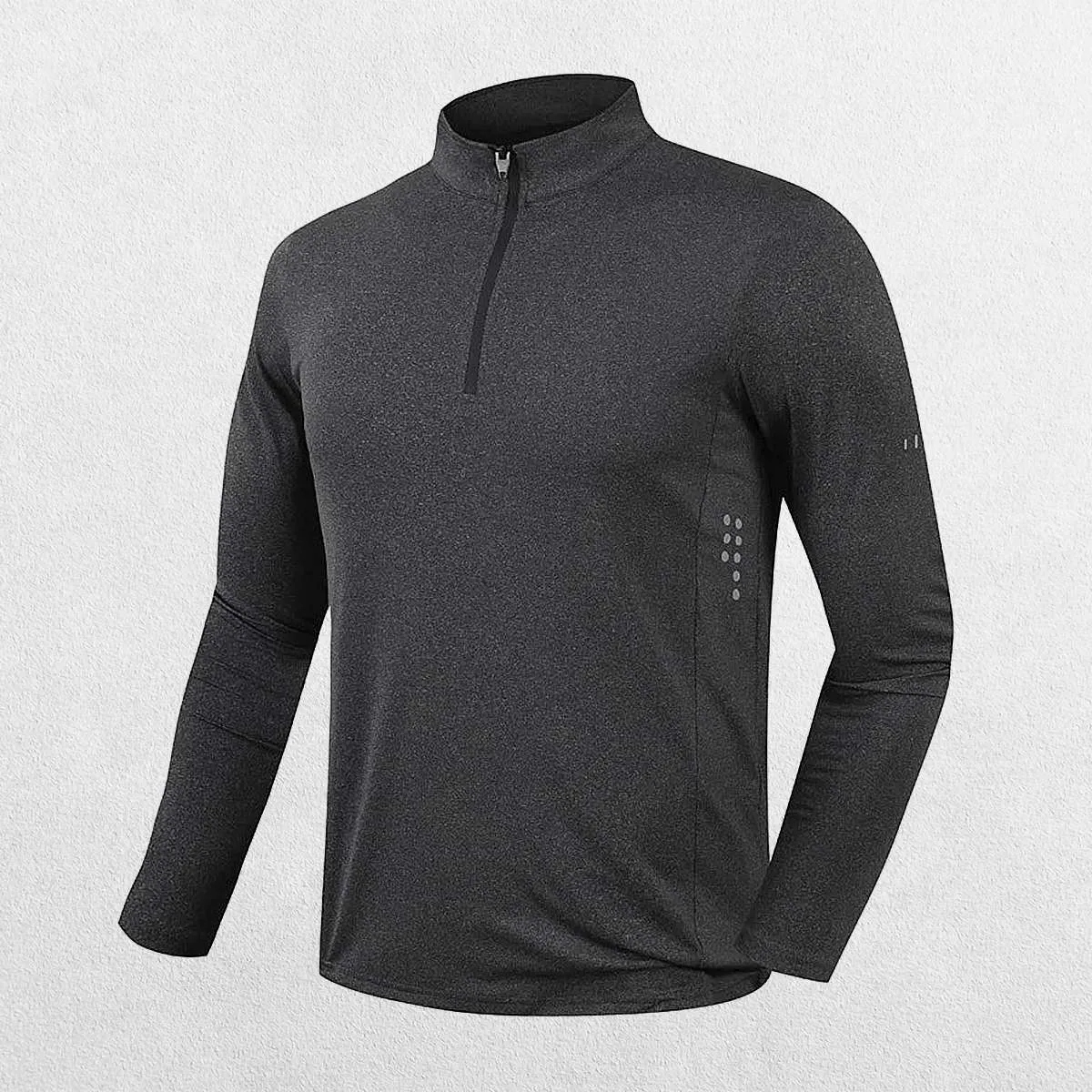 GPW Men's Half Zipper Stand Collar Sports Shirt
