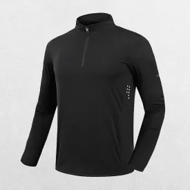 GPW Men's Half Zipper Stand Collar Sports Shirt