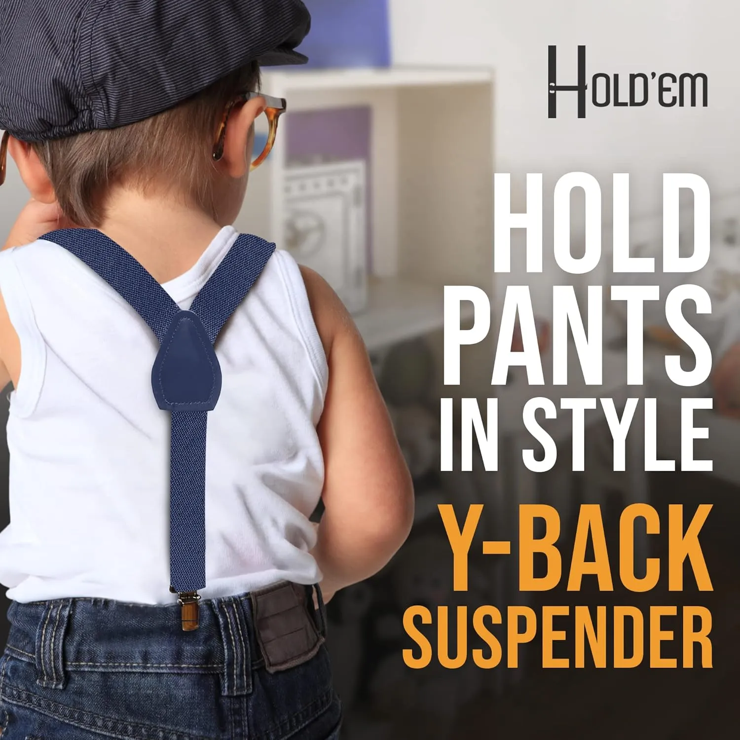 Kids and Baby Elastic Adjustable Solid Color Suspenders (Available in 3 sizes and 27 colors)