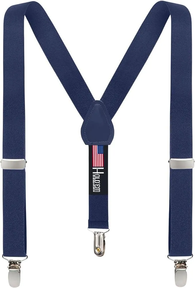 Kids and Baby Elastic Adjustable Solid Color Suspenders (Available in 3 sizes and 27 colors)