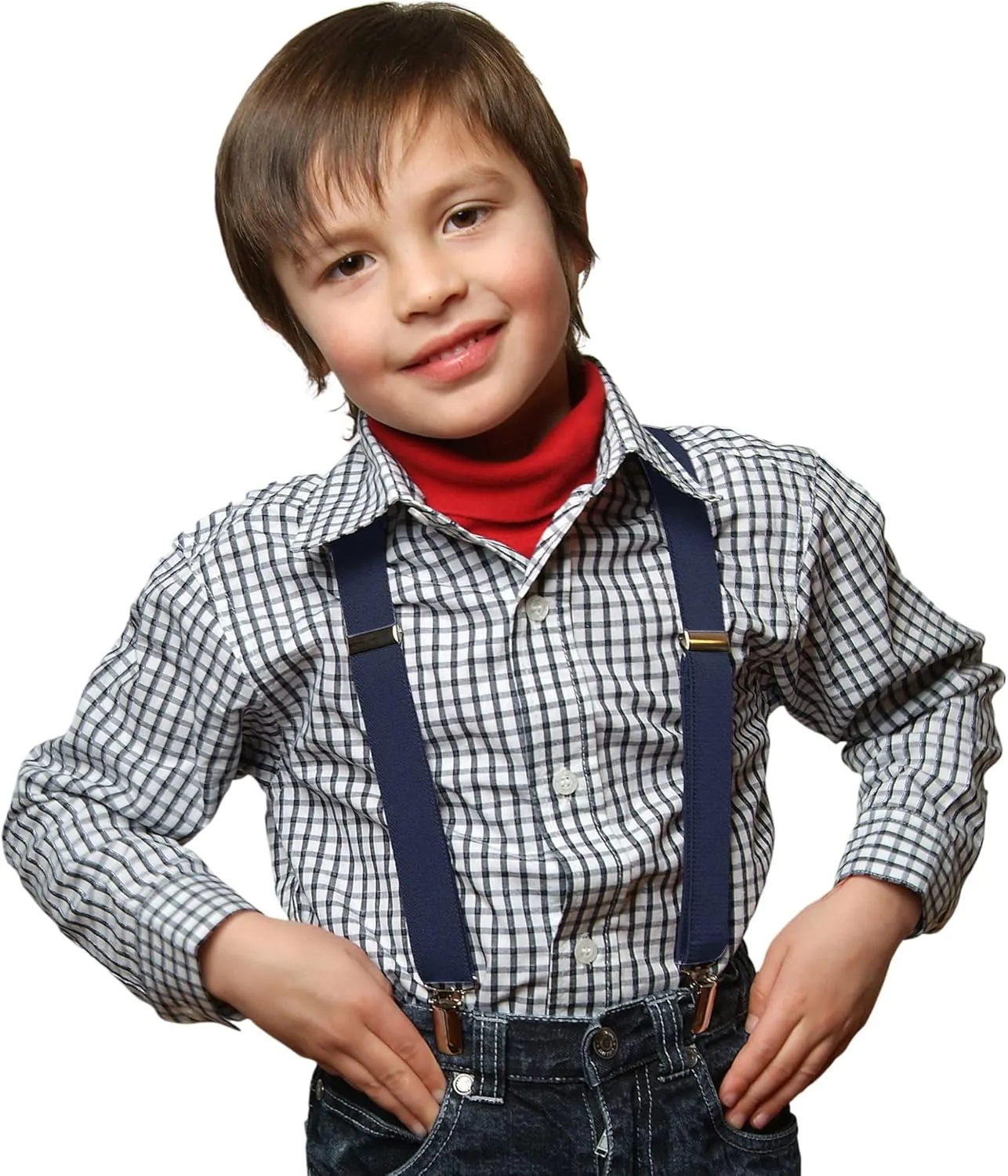 Kids and Baby Elastic Adjustable Solid Color Suspenders (Available in 3 sizes and 27 colors)
