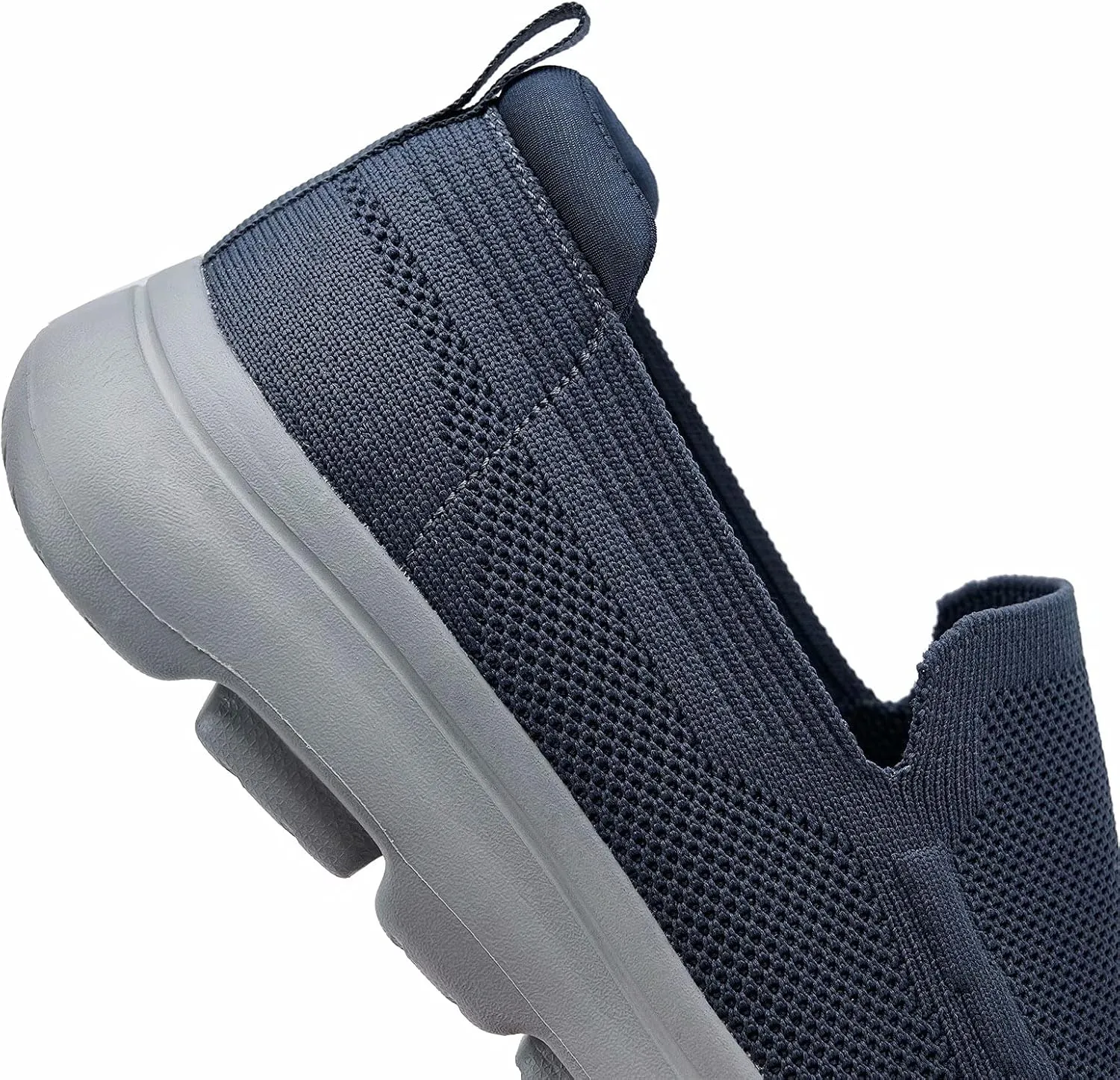 konhill Men's Walking Shoes Slip on Loafers- Mesh Casual Tennis Sneaker Breathable Shoes