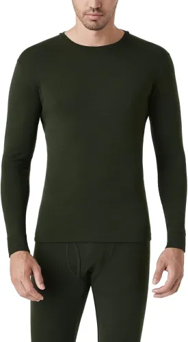 LAPASA Men 100% Merino Wool Shirt Base Layer Lightweight Midweight Thermal Top Long Sleeve Hunting Undershirt Warm Long John