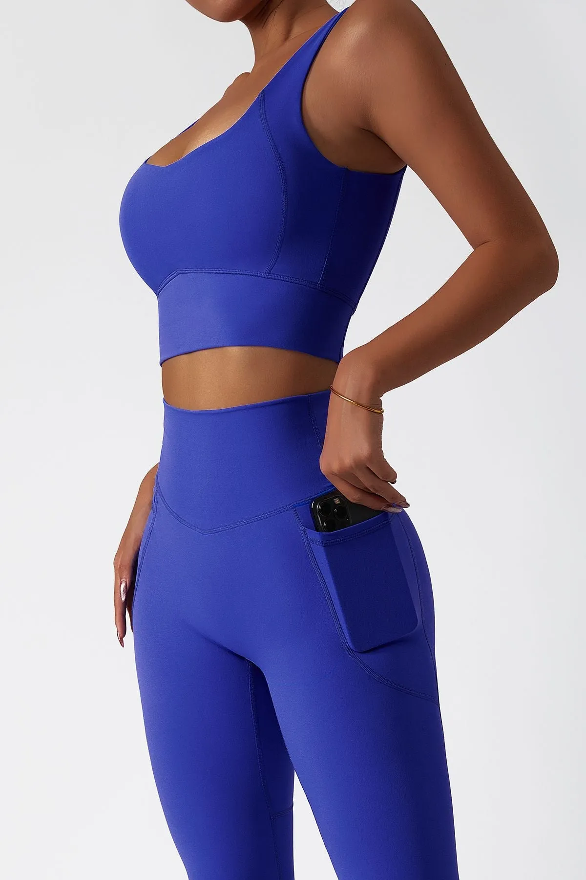 Longline Backless Sports Bra Top
