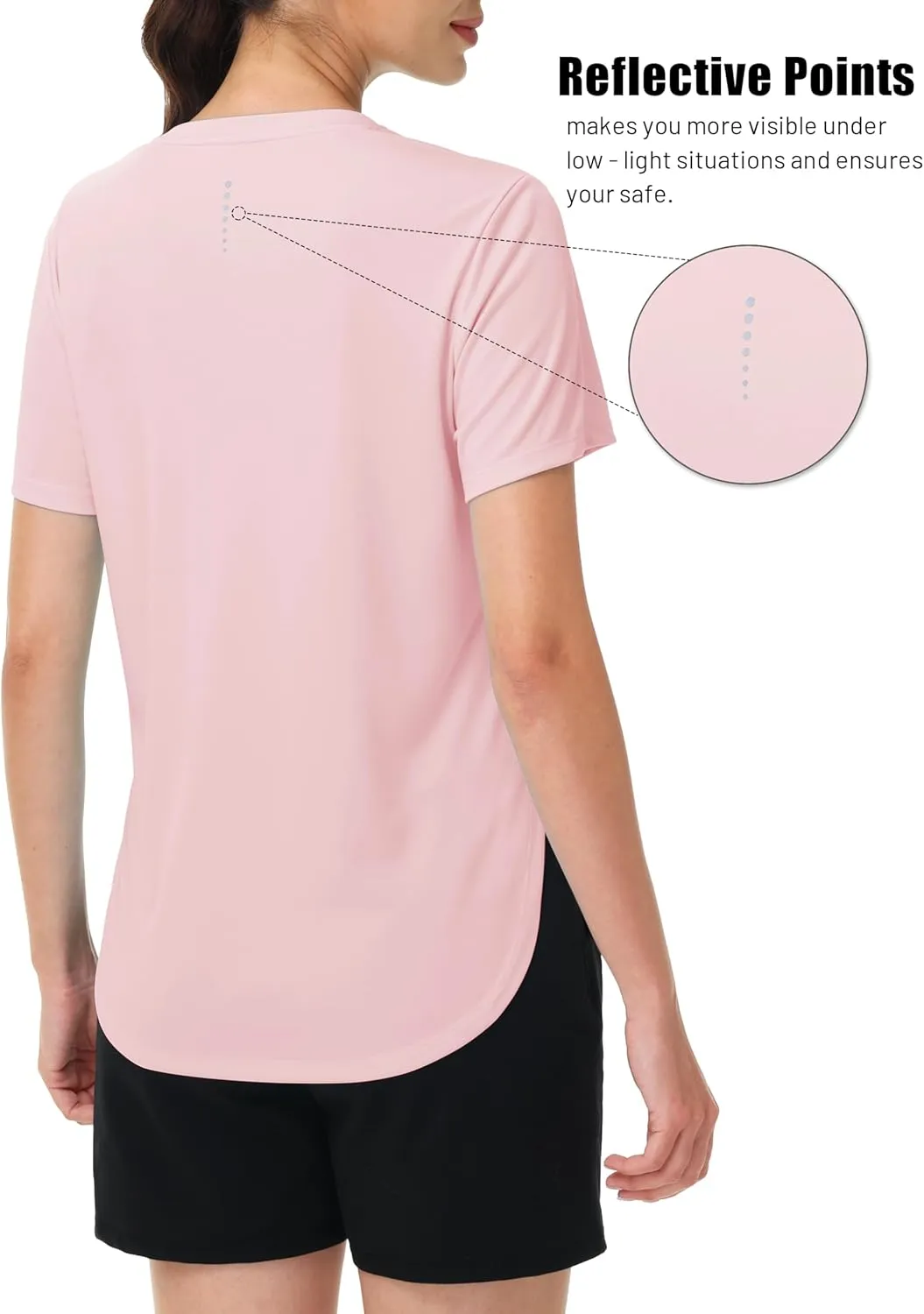 MAGCOMSEN Short Sleeve Workout Tops for Women UPF 50  Sun Protection Quick Dry Wicking T Shirt Yoga Athletic Running Gym