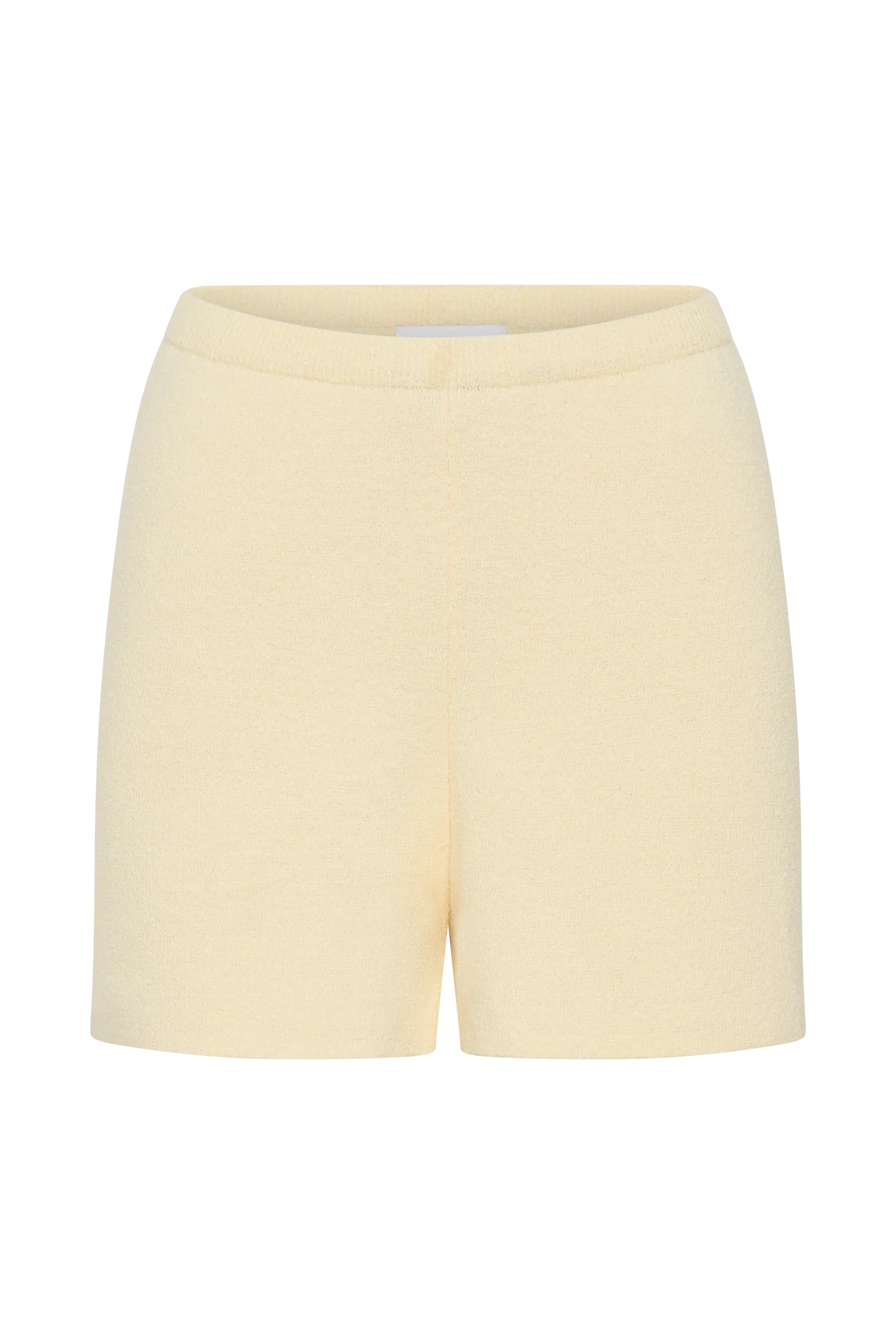 Malika Knit Shorts - Lemon
