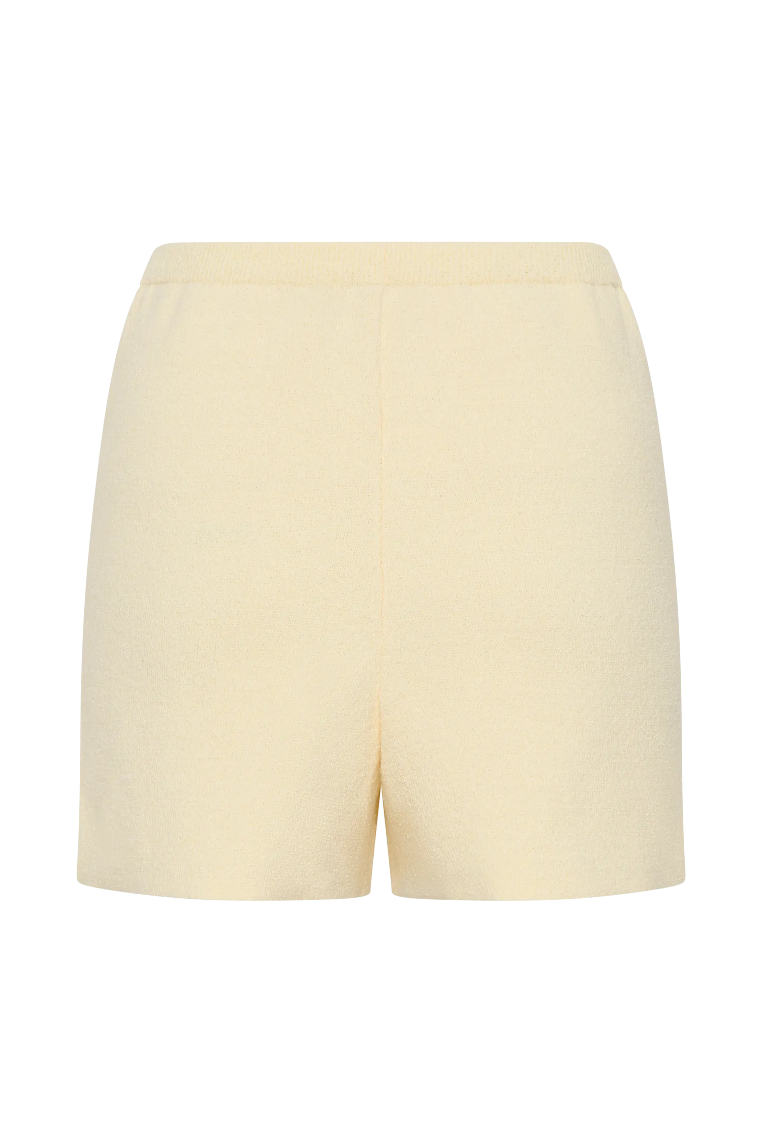 Malika Knit Shorts - Lemon