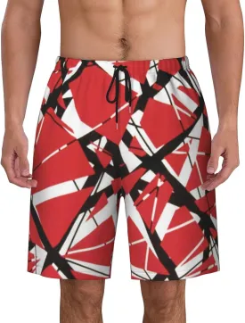 Man's Lightweight Swim Trunks for Van.1986 Halen Beach Pants,Swimming Beach Shorts Bathing Suits for Sports