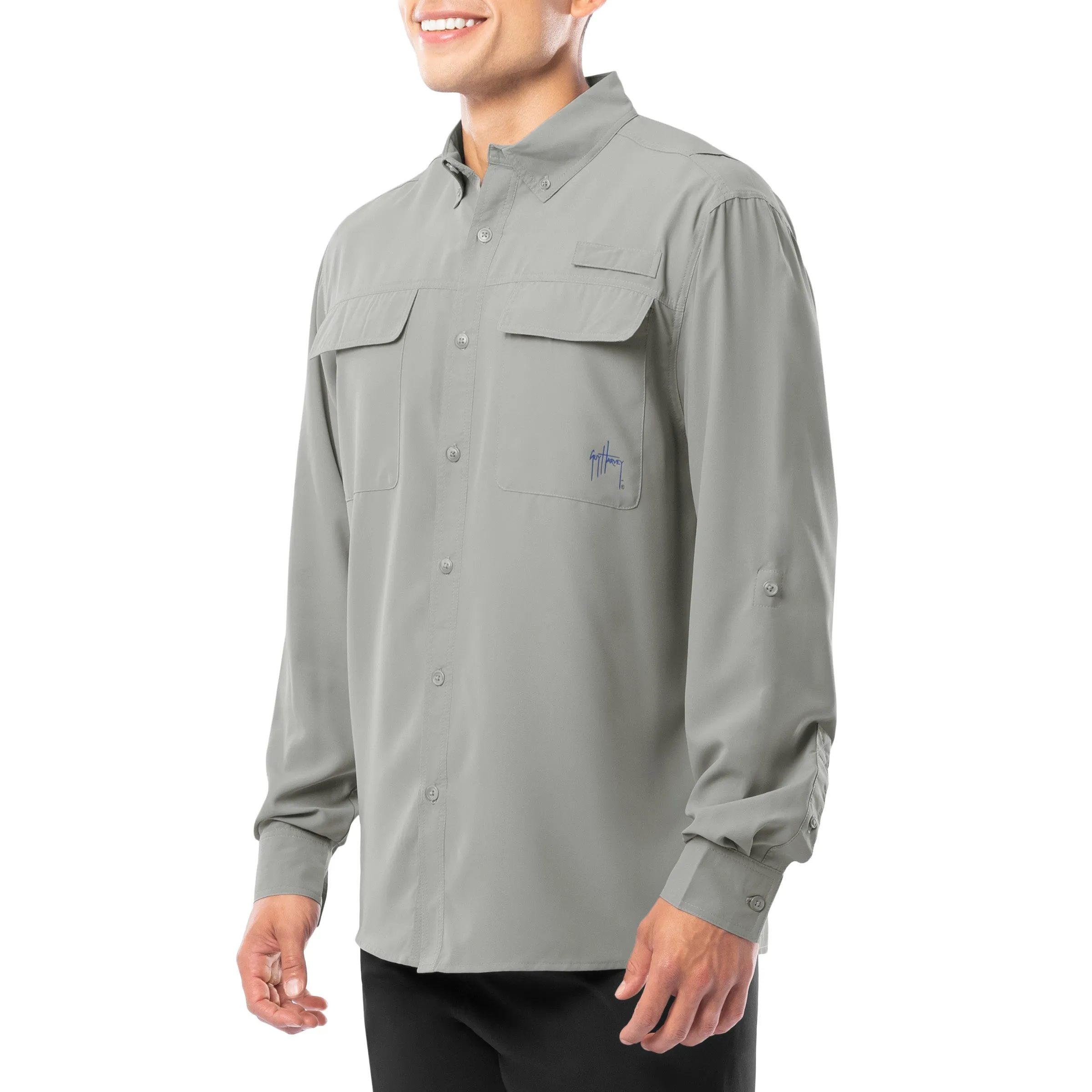 Men's Core Solid Long Sleeve Fishing Shirt