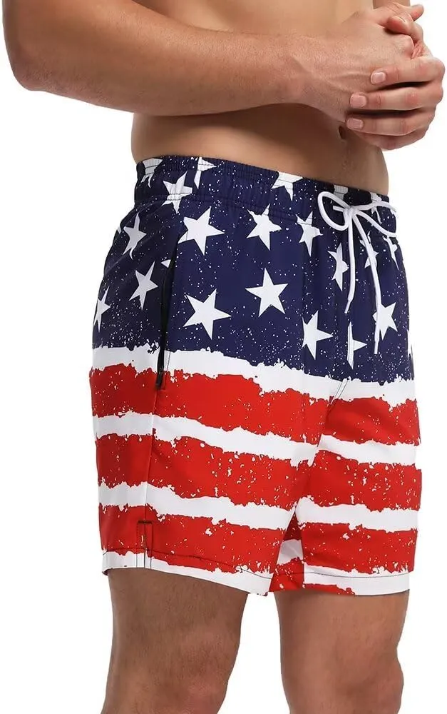 Men's Swim Trunks Quick Dry Beach Board Shorts Bathing Suit Swimwear