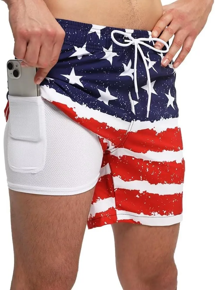 Men's Swim Trunks Quick Dry Beach Board Shorts Bathing Suit Swimwear